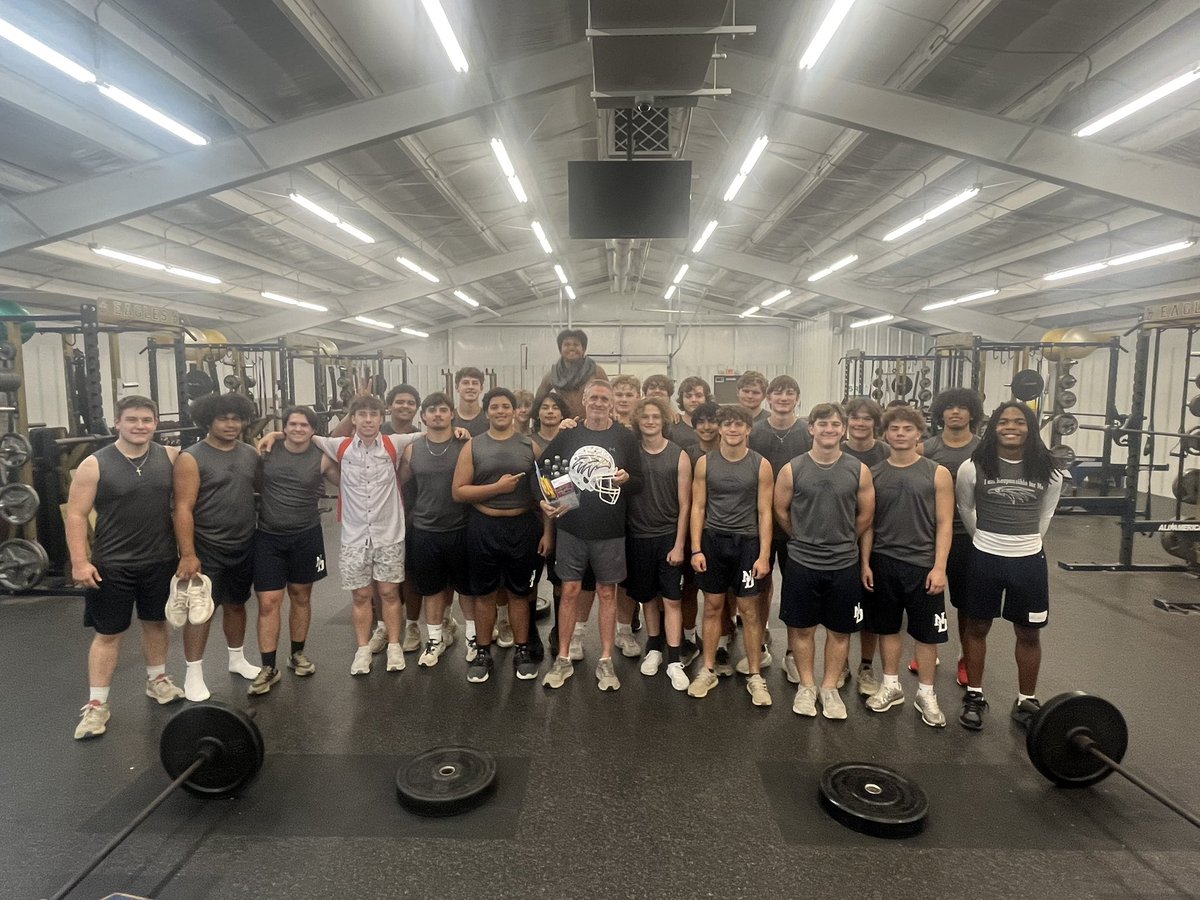 Today was Coach Baker’s last day with the Eagles. We are all better for having him around and he will be missed for sure!

Jerry Baker is a difference maker and I am honored to have gotten to coach with him.