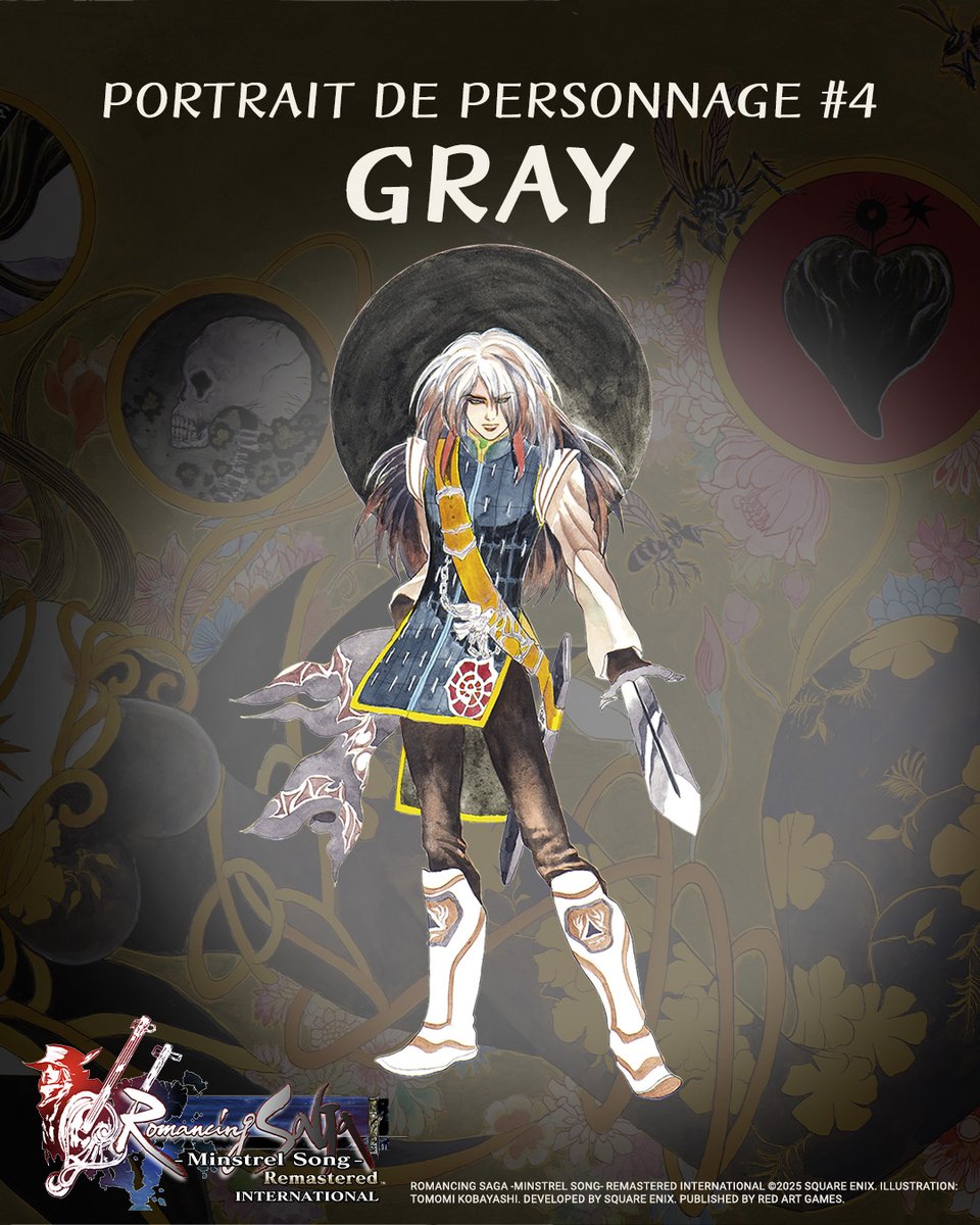 RedArtGamesFR's tweet image. 🗡️ Gray, un aventurier accompli qui parcourt le monde par amour du trésor. D&apos;innombrables confrontations avec le danger ont endurci son esprit et son corps. Il n&apos;est influencé ni par la richesse, ni par le pouvoir, ni par les appels à la moralité !
👉 bit.ly/m/RomancingSag…