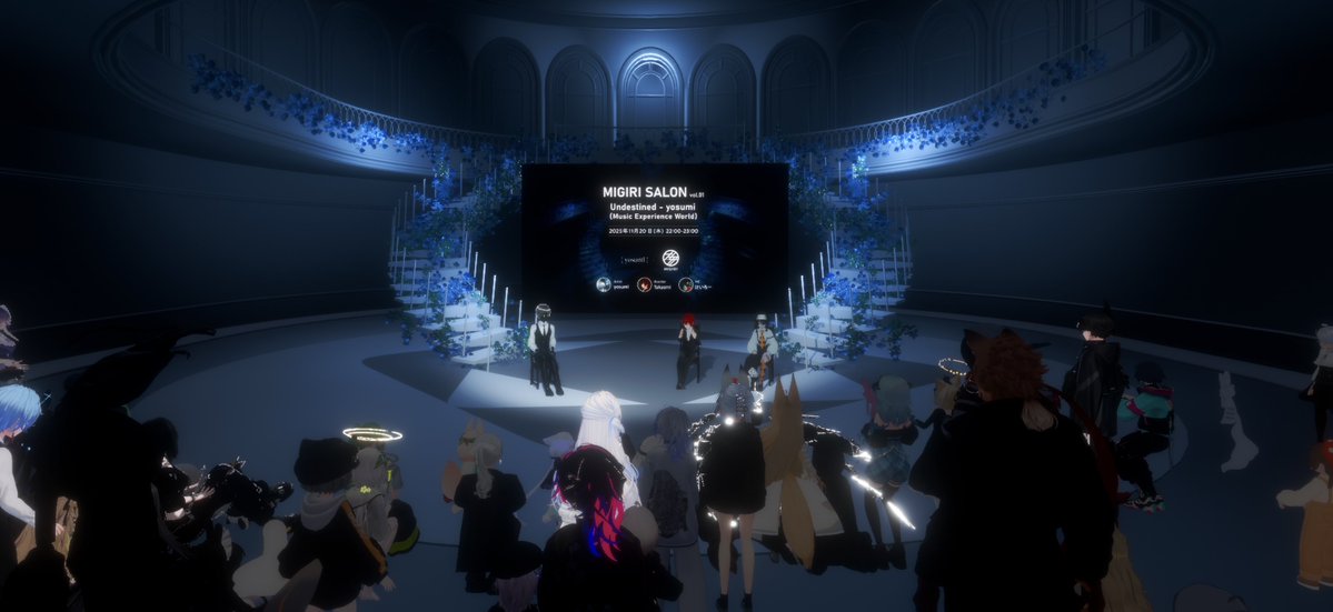 「MIGIRI SALON vol.01 “Undestined - yosumi (Music Experience World) “」にご来場いただきありがとうございました！引き続き「Undestined - yosumi (Music Experience World)」をお楽しみいただけますと幸いです。 #MIGIRISALON
