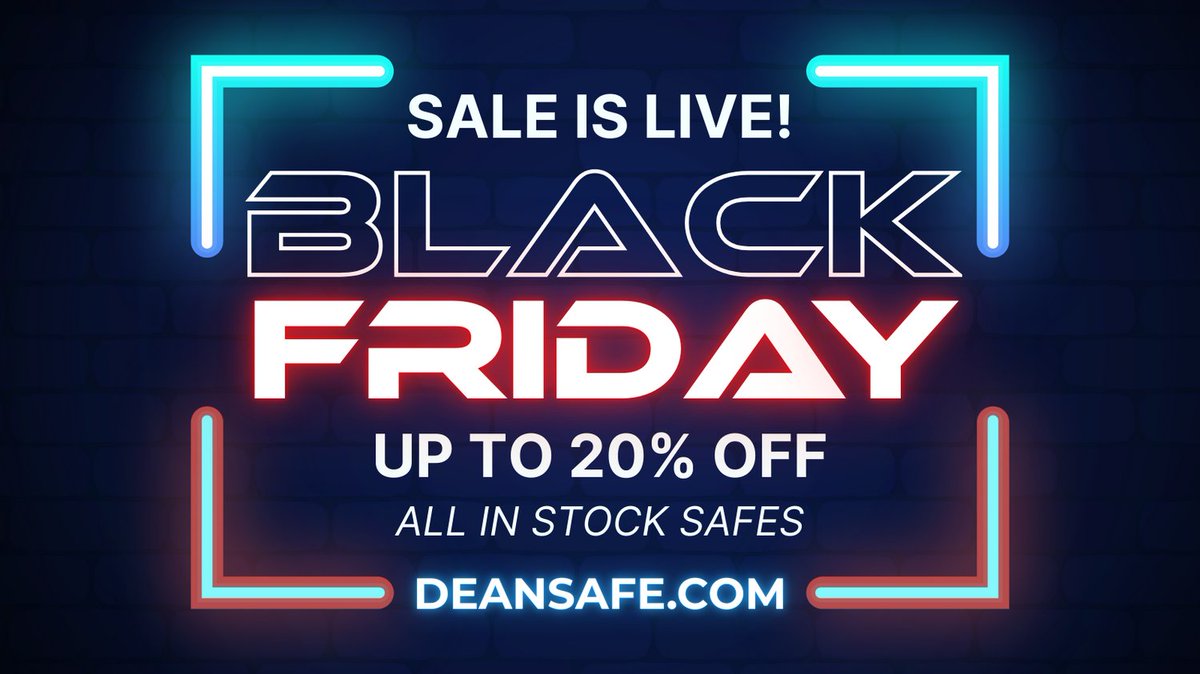 🔥 BLACK FRIDAY SALE IS LIVE!  

Unbeatable deals on home, office &amp; gun safes start NOW.  
Doorbusters • Top brands • Fast shipping  

Shop the full sale: deansafe.com/collections/bl…
#BlackFriday #DeanSafe #GunSafes #HomeSafes #HolidayDeals #SoCalSafes