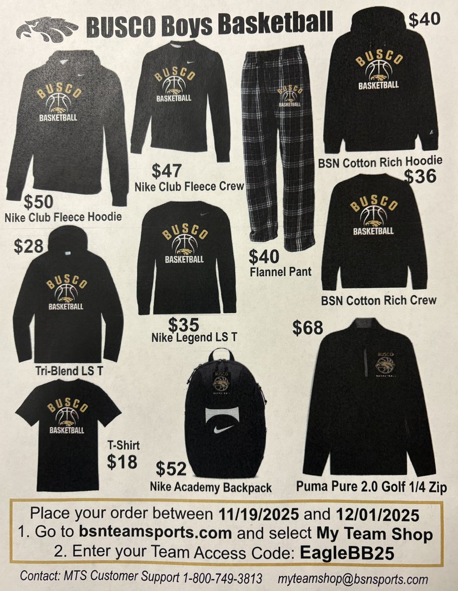 BuscoMBB's tweet image. Need some holiday gift ideas…Get some Busco Boys Basketball Swag!