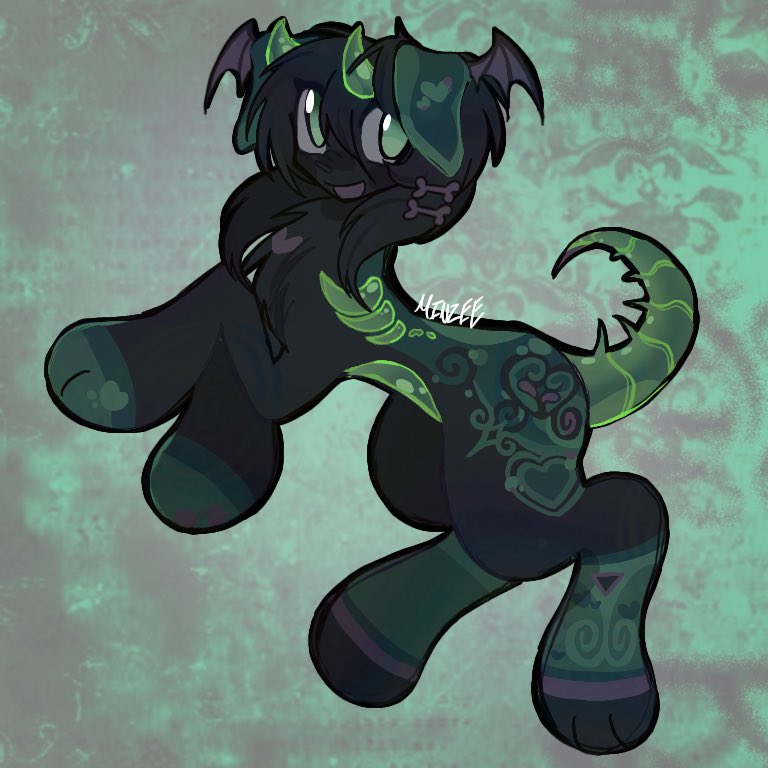 My sister said that I should recolor it to be gold and blue #furryart #artmoots