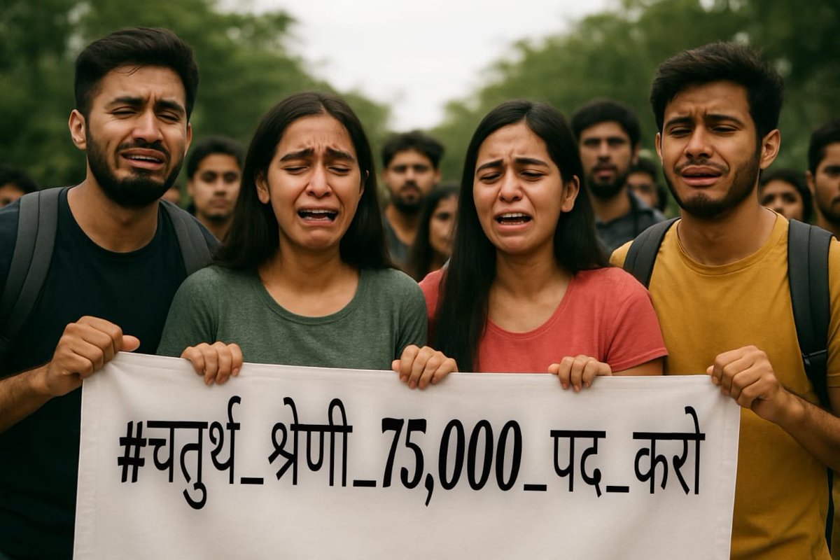 आखिर 4th ग्रेड वालों ने ठान ही लिया हैं ✌️ 
पद बढ़ाओ सरकार 
#चतुर्थ_श्रेणी_पद_बढाओ 
#चतुर्थ_श्रेणी_पद_बढ़ाओ 
#चतुर्थ_श्रेणी_75000_पद_करो 
#चतुर्थ_श्रेणी_पद_बढाओ 
#चतुर्थ_श्रेणी_पद_बढ़ाओ 
#पद_हो_75000
<a href="/Bhajanlalofc/">Office Of Bhajan Lal Sharma</a> <a href="/Edu_news2/">शिक्षा विभाग की खबरें</a> <a href="/RajCMO/">CMO Rajasthan</a>