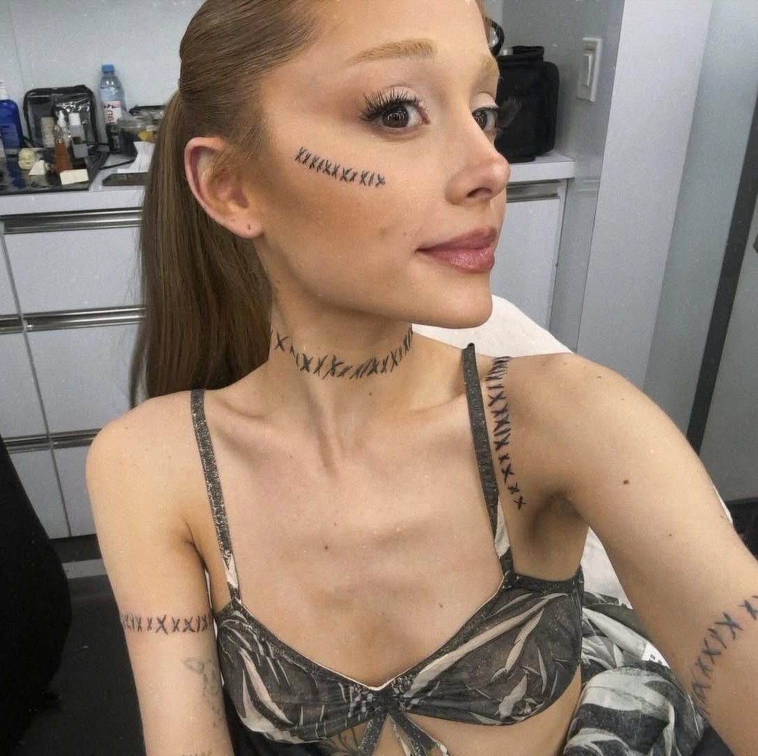 I'm actually genuinely worried about Ariana Grande