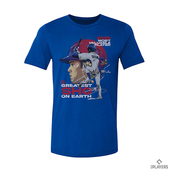 大谷　翔平　ロサンゼルス・ドジャース MVP 2025 Tシャツ ロサンゼルス・ドジャース #大谷翔平 『2025 MVP』 Tシャツ アメリカの