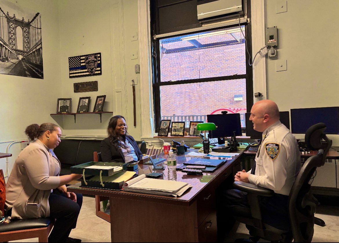 NYPD70Pct's tweet photo. This past week, @AMBichotte met with Deputy Inspector Wernersbach to talk about public safety and ways to strengthen our partnership as we work together to support our community. https://t.co/WyFDqEzJlZ