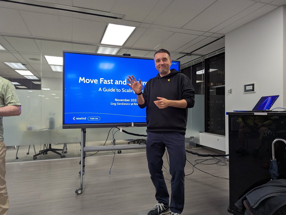 shehackspurple's tweet image. OWASP Vancouver is kicking off with Greg Sienkiewicz speaking about #devsecops and pizza!!!! @OWASPVancouver