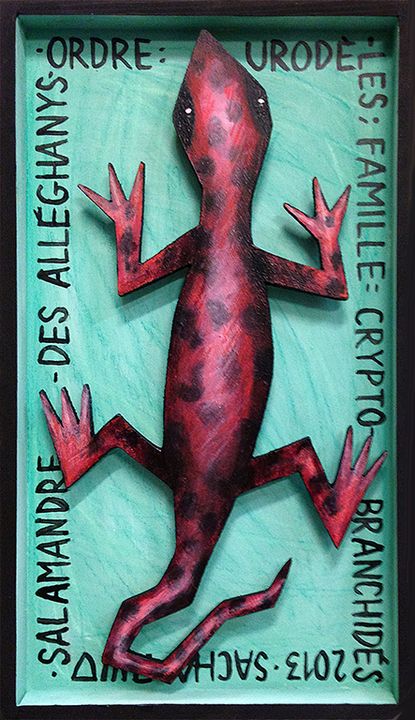 Art of the Day! "salamandre". Buy at: ArtPal.com/sacha-schwarz?…