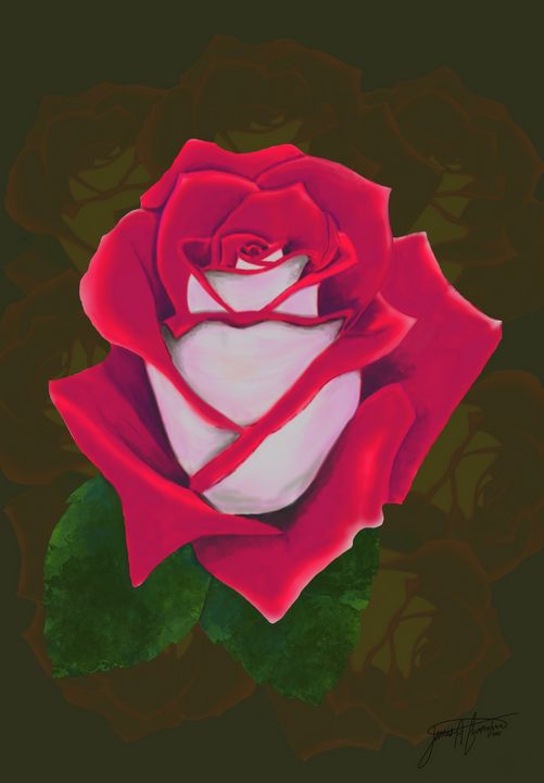 JA_Cunningham's tweet photo. Art of the Day! "Roses Are Red". Buy at: https://t.co/HiNkNB7VZS https://t.co/xlcSJtR3wu