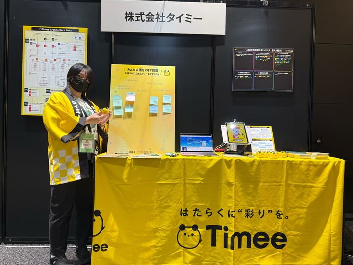 findy_tools's tweet image. ＼アーキテクチャConference2025ブース紹介／
株式会社タイミー様 @TimeeDev

みなさんのアーキテクチャの工夫・苦労をお伺いしています💪
黄色い法被でお待ちしています！

#アーキテクチャcon_findy