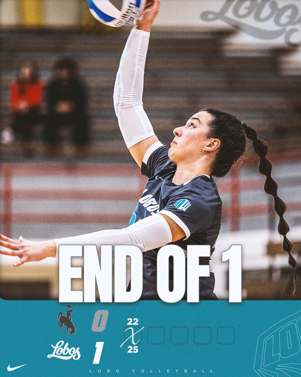 UNMLoboVB's tweet image. Took the opener ✅