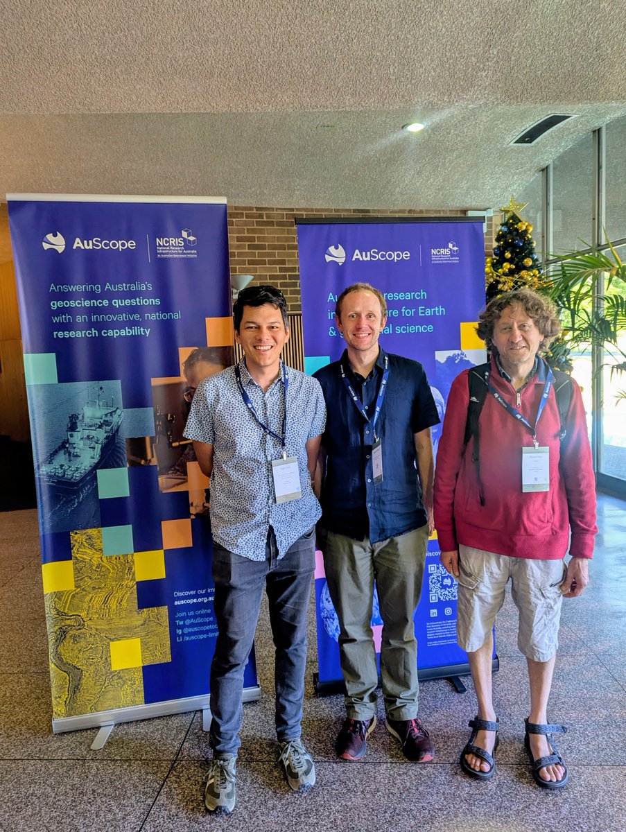 NCInews's tweet image. Great two days at the #AuScope2025 Conference!

Our NCI team enjoyed connecting with researchers, hearing about new geoscience projects, and seeing how Gadi supports impactful Australian science.

Thanks to @AuScope for an inspiring event at the Shine Dome.

#NCI #Supercomputing