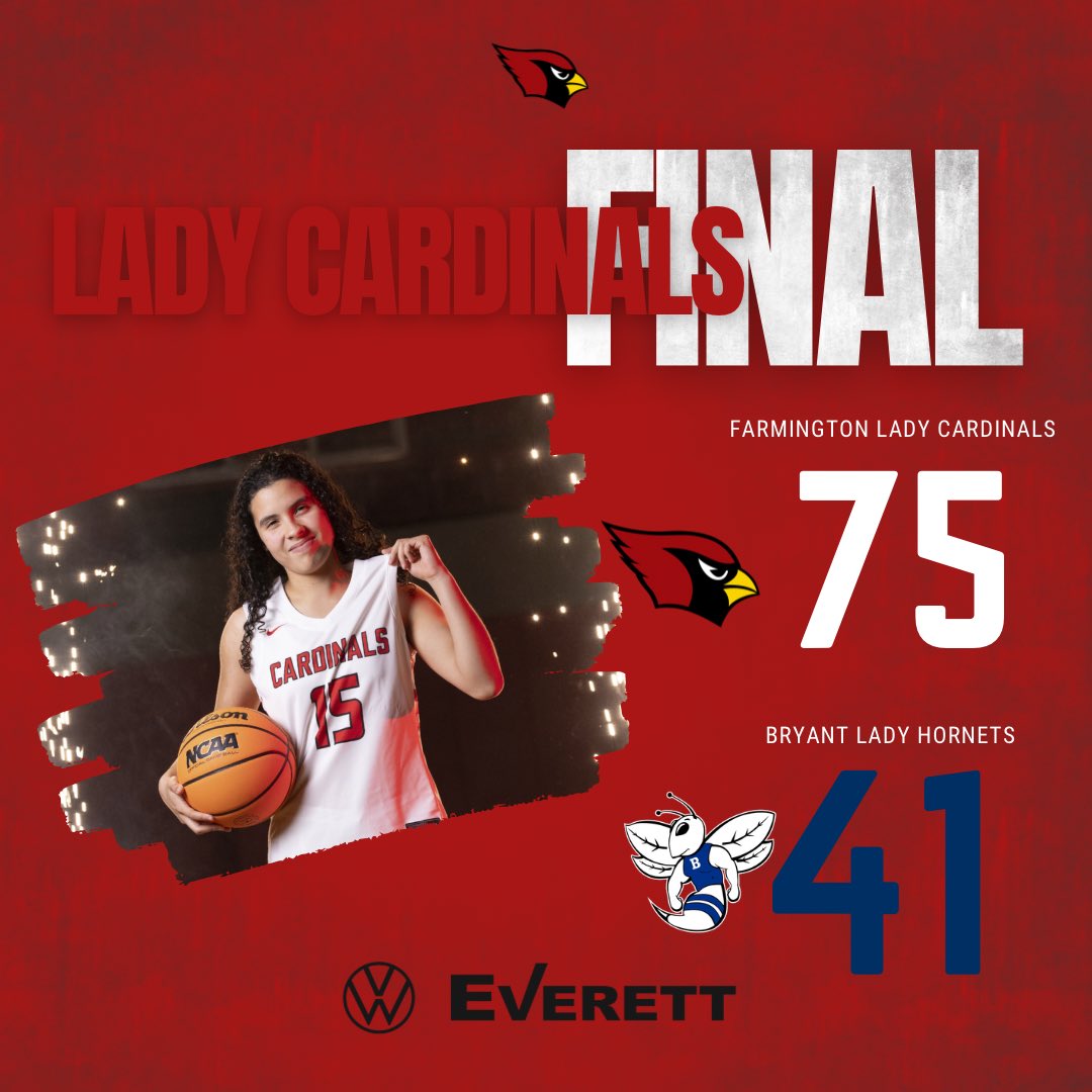 Final from Cardinal Arena! 
<a href="/E_McCollough4/">Easton McCollough</a> 31 pts 6 rebounds
<a href="/Sadie_Jo2/">Sadie Morrison</a> 10 pts
<a href="/ReeseThornton20/">Reese Thornton</a> 12 pts
<a href="/JosieDillard9/">Josie Dillard</a> 5pts 7 assists
<a href="/RheidShirey/">Rheid Shirey</a> 7 pts