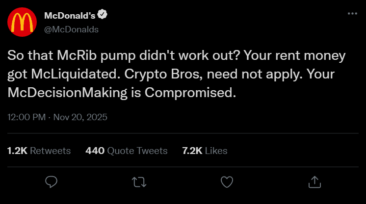 TomCrown's tweet image. we are down so bad omg