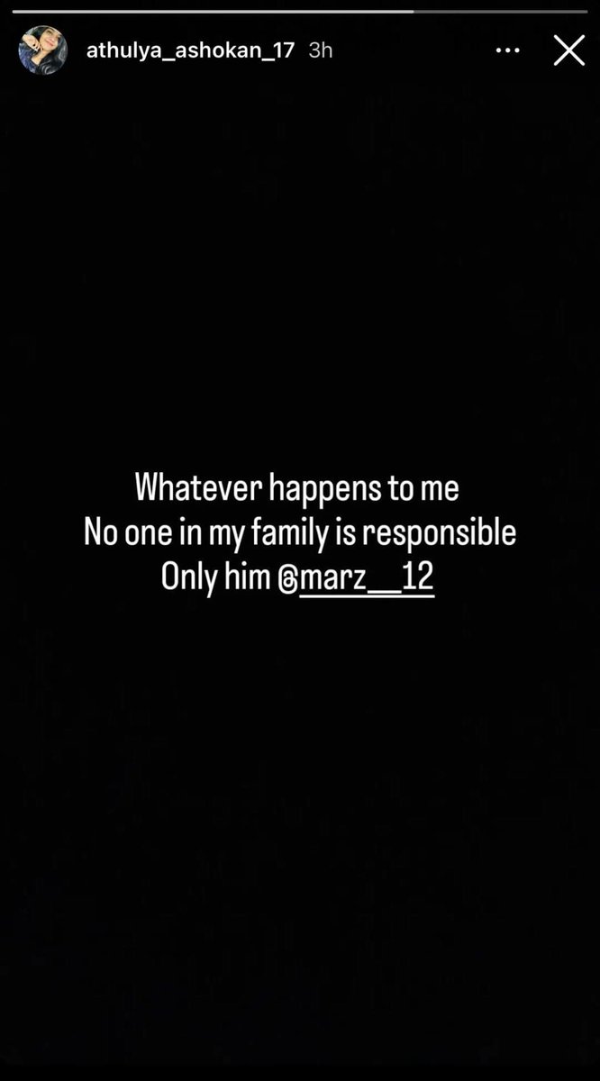 jpsin1's tweet image. केरला स्टोरी फिल्म हिन्दू  लड़की अथुलया की जीवनी पर बनी थी 

अथुलयाको उसकी मुस्लिम सहेलियों ने ही कन्वर्ट करवा कर लवजेहाद में फसाया और रिशाल मंसूर से उसका निकाह करवाया सिर्फ 8 महीने बाद आज अथुलया ने इंस्टाग्राम पर लिखा कि मेरे साथ जो भी बुरा होगा उसका जिम्मेदार सिर्फ रिशाल मंसूर…