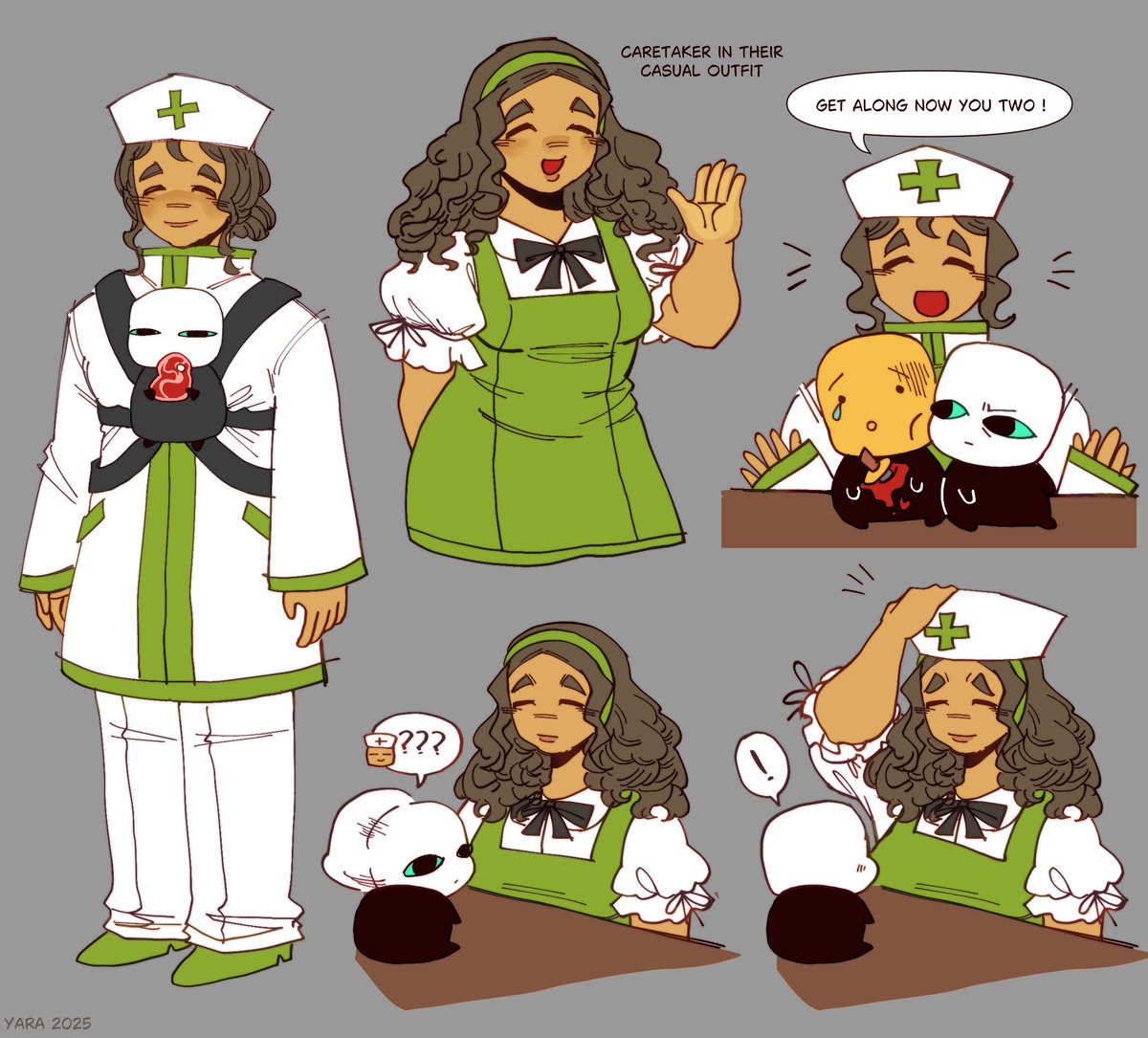 Caretaker and Baby pursuer AU 2
#dieofdeath