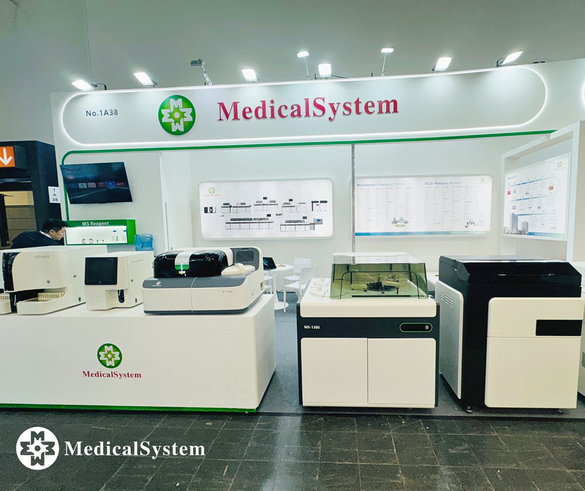 _MedicalSystem's tweet photo. 📷MedicalSystem at MEDICA
MedicalSystem wrapped up a successful MEDICA 2025 in Düsseldorf, showcasing  IVD solutions. 
Booth 1A38 drew strong global interest and valuable partnership talks. We’ll keep innovative diagnostics for better global health. See you next year!#MEIDCA2025 https://t.co/sZYUMUku4p