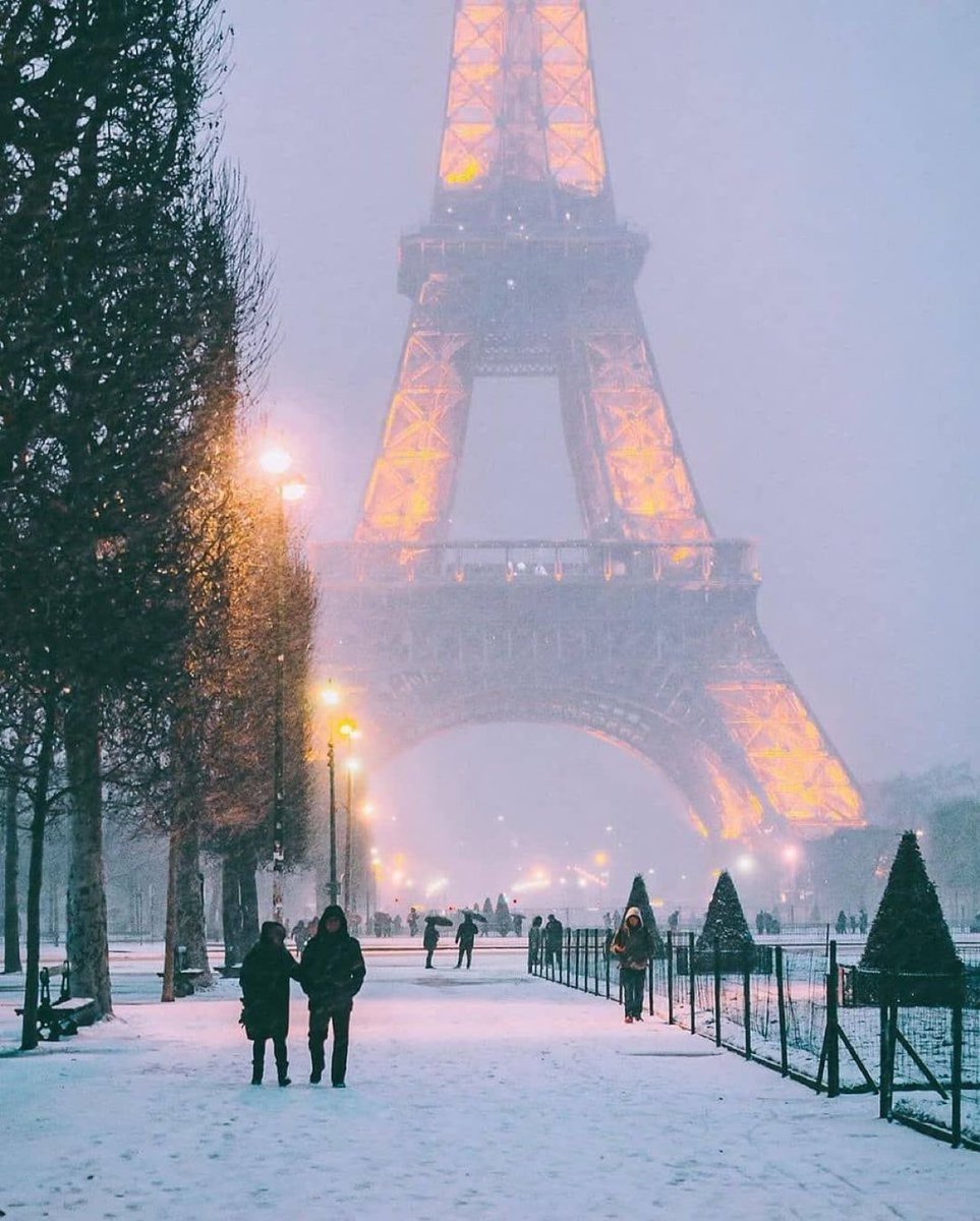Paris in winter.