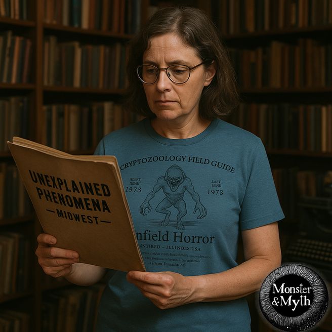 MonsterAndMyth's tweet photo. It leapt 50 feet in a single bound. It hissed like a cat.
And it terrified Enfield, Illinois in 1973.
๐งพ Now it haunts this shirt.
https://t.co/OHOD4eCj6L
#EnfieldHorror #MidwestCryptids #MonsterAndMyth #ParanormalMerch #CryptidStyle #WeirdIllinois https://t.co/5j7oXdTHbS