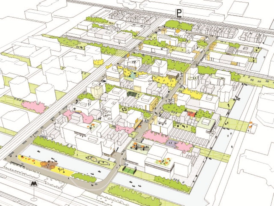A13Docmo's tweet image. Estoy preparando una modificación al curso de urbanismo... veo imágenes como éstas y me pregunto por qué no podemos construir una ciudad más sostenible... si las ideas están ahí.