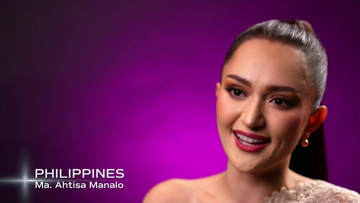 ABSCBN's tweet image. #MissUniversePhilippines 2025 Ahtisa Manalo securing her spot in the Top 12!

#MissUniverse

Catch all the action LIVE and for FREE on iWant

Courtesy: Miss Universe Organization