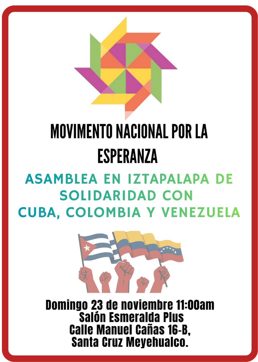Rodrigo_RMx's tweet photo. @MryRodrguez4 Desde la Ciudad de México y el Domingo haremos una asamblea de Solidaridad en #Iztapalapa https://t.co/1gBXjixL9j
