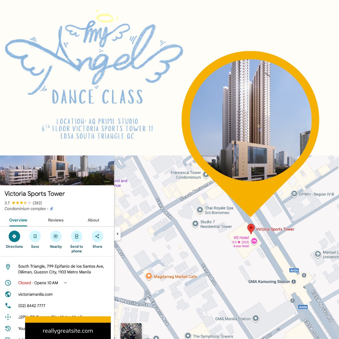 GenZixOfficial's tweet photo. Hello SOULZ!

Here’s your simple guide map for tomorrow’s MY ANGEL Dance Class!
We can’t wait to see you all — don’t forget to wear your best My Angel wings! ✨👼 https://t.co/LQVlhEhHq2