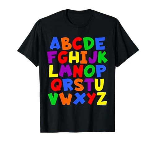 cutencomfy's tweet image. Shop Link Below ⬇️ Alphabet Letters Learn ABCs Colorful Uppercase Pre-K Teacher T-Shirt dlvr.it/TPNWP0