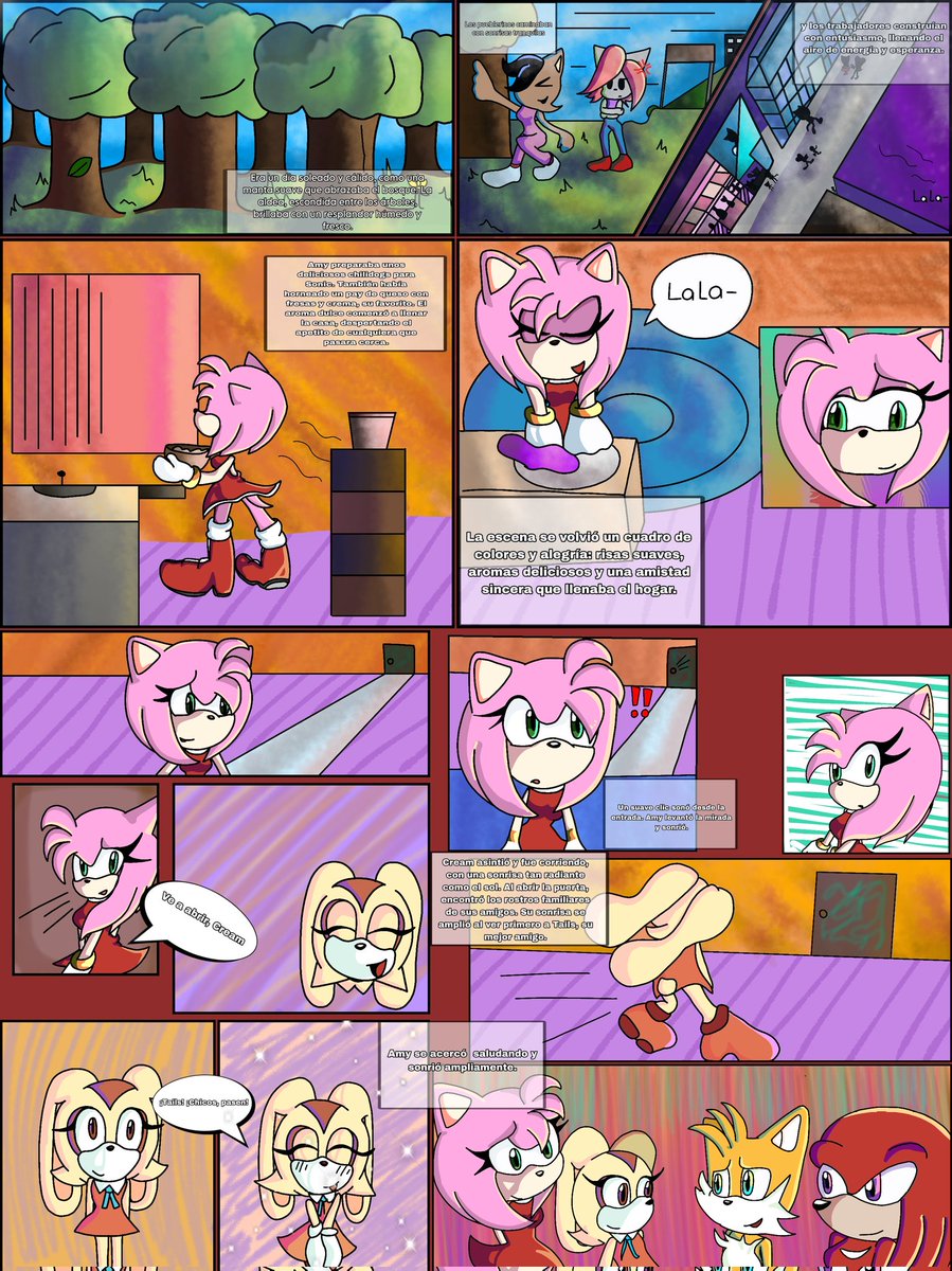 Comic shadamy 🩷🖤
en español 

- Disponible en watppad igual...
Puedes encontrarlo cómo "alas rotas, corazones unidos" 

Capítulos nuevos!!! 😊

Nota: todavía faltan otros 2 cómics más y otros demás..
#shadamy #watppad #couple #friends #comic #comicshadamy #fanfic #español