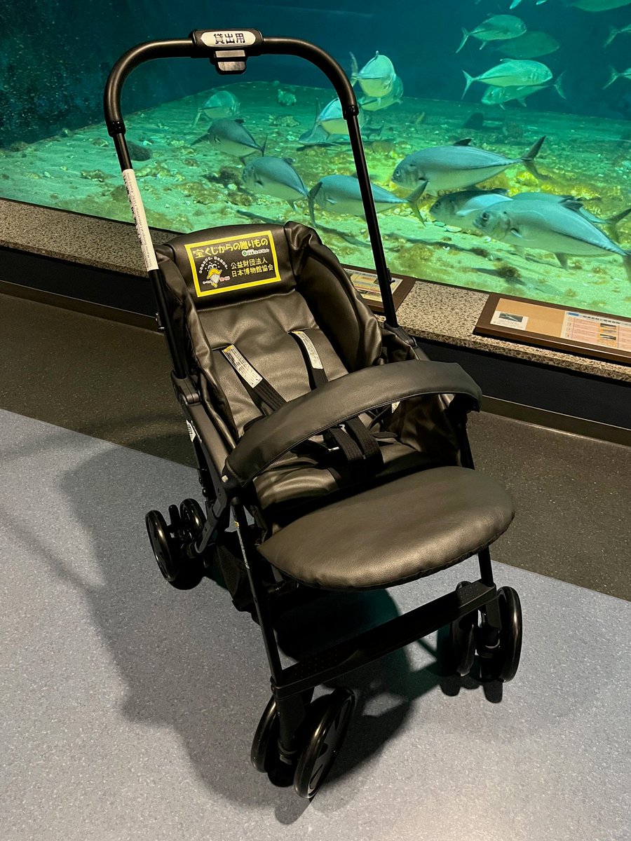 一般財団法人日本宝くじ協会様から「貸出用ベビーカー」をご寄贈いただきました。ありがとうございます！
当館ではベビーカーと車椅子の貸出を行っております。ご希望のお客様は窓口へお声かけください。