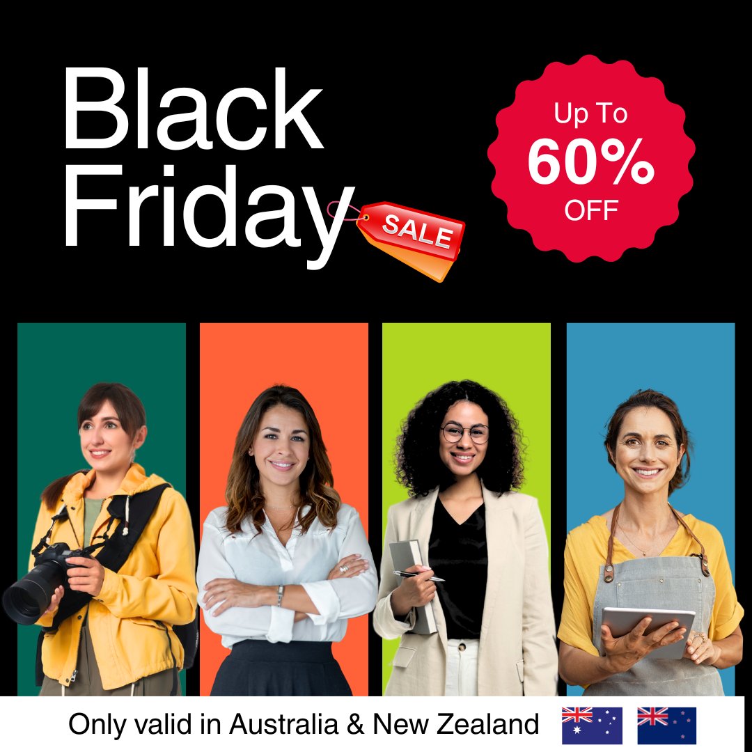 TheCareerAcadmy's tweet image. 🔥 Black Friday is live for NZ and AU
Save up to 60% on selected online courses.
Learn at your pace with tutor support.

Start here:
🔗 linktr.ee/TheCareerAcade…

#BlackFridaySale #StudyOnline #Upskill
