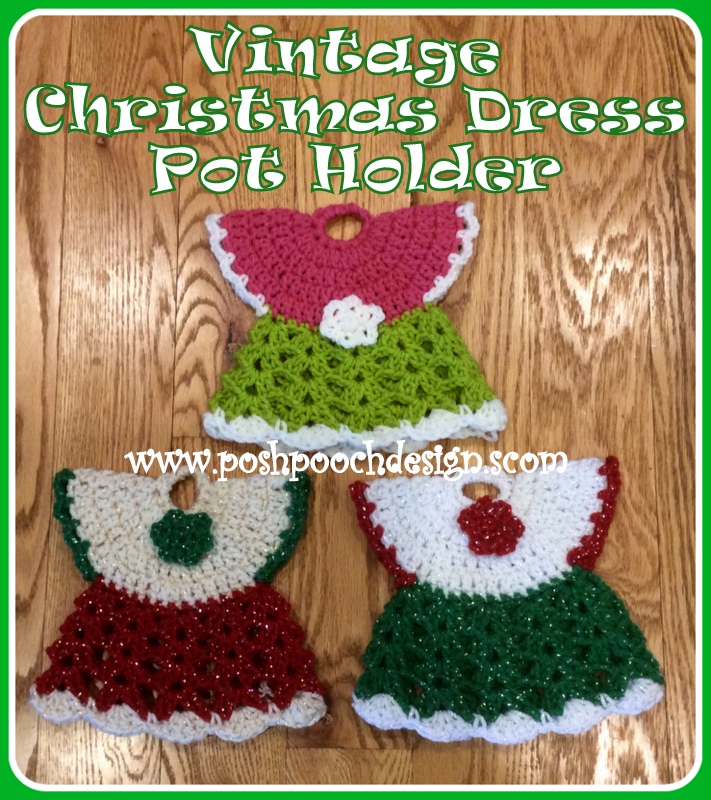 PoshPoochDesign's tweet image. Vintage Christmas Dress Pot Had / Pot Holder Crochet Pattern and Video - youtu.be/P1O2OazY1yk?si…
