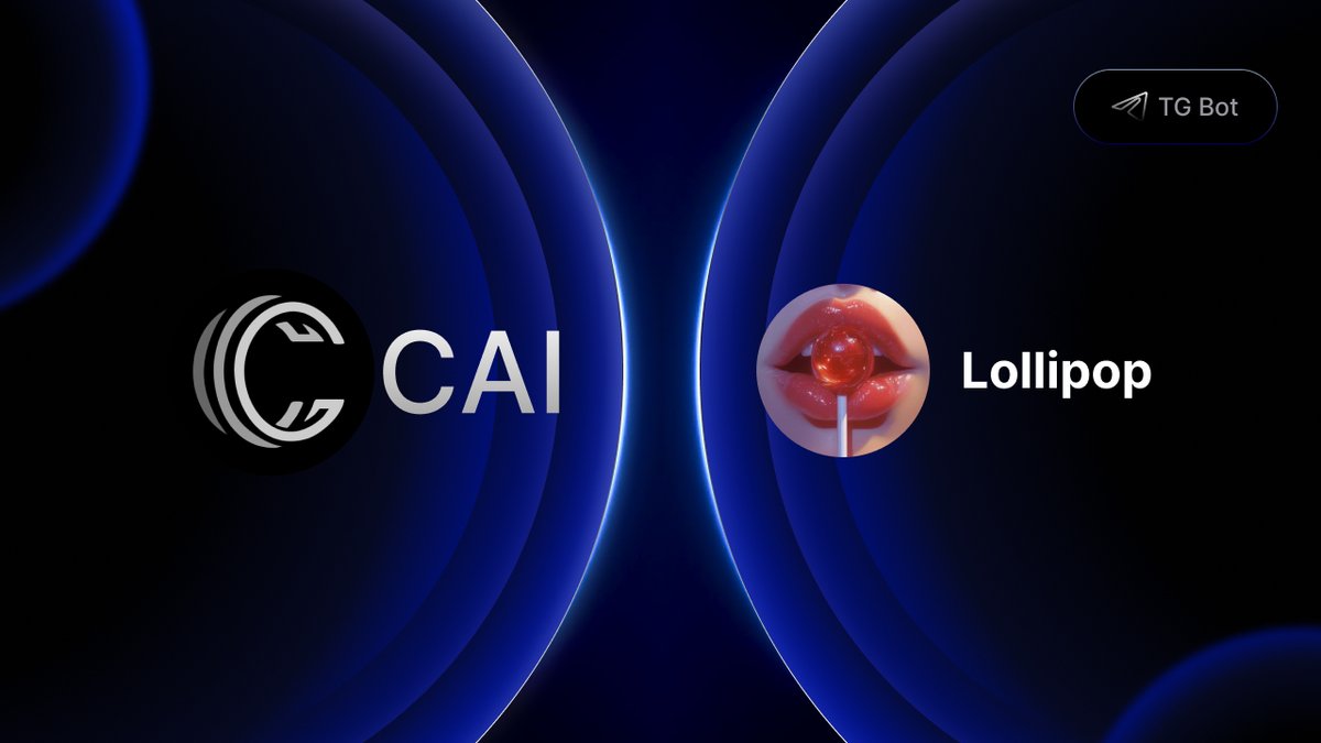 CAI_protocol's tweet image. Proud to highlight Lollipop (@lollipop_ai_bot) — a Telegram AI companion app built on CAI’s infrastructure.

• 34,056 users
• $30K revenue
• AI Agent Companions with custom fantasy experiences

CAI’s infra enables partners like Lollipop to launch faster, scale bigger, and…