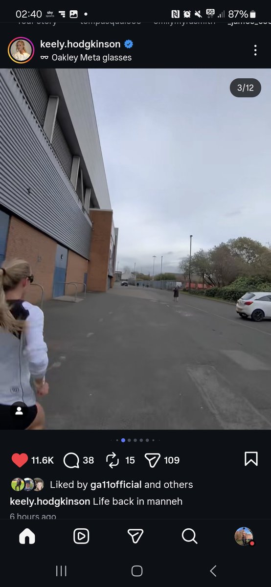 EdBazejourno's tweet image. In Manchester according to Keely Hodginkson&apos;s caption 😂 #wafc