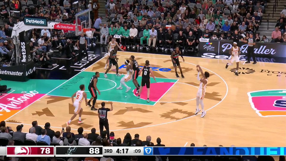 Liking our chances if Jalen keeps finding himself with no one within 8 feet of him 