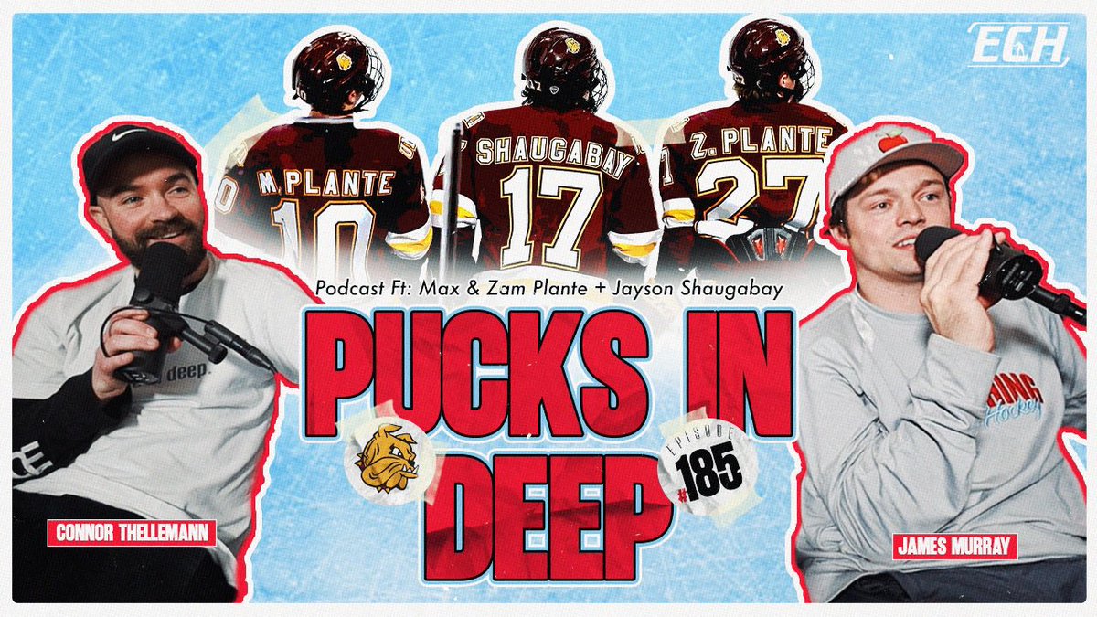 NEW EPISODE OUT TOMORROW AT 6 AM CT!

The best line in the country joins the pod at the hockey house in Duluth