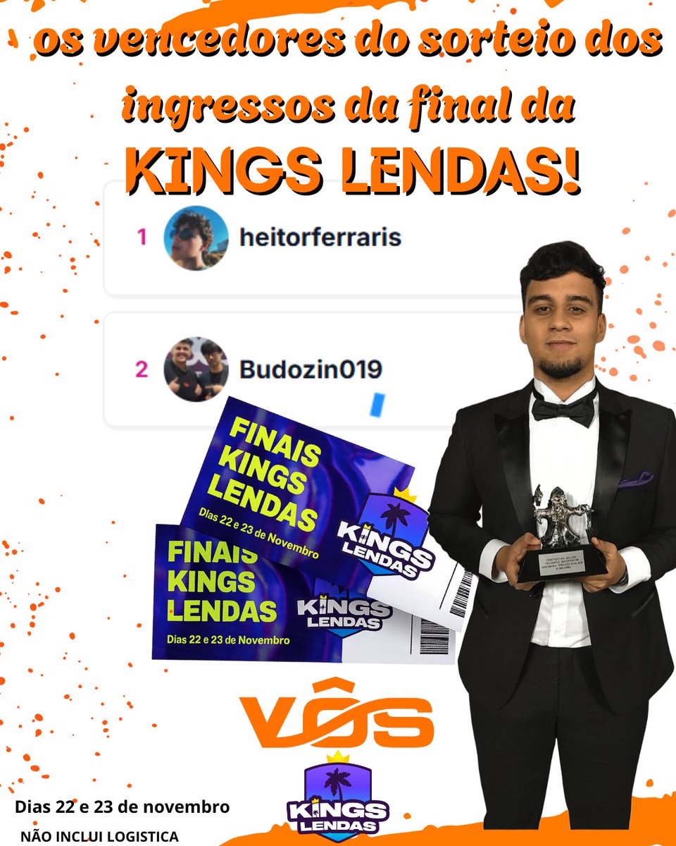 🚨🚨 Resultado do Sorteio 🚨🚨

<a href="/heitorferraris/">heitor</a> e <a href="/Budozin019/">Budó ˢᶜᶜᵖ</a>   vocês foram os sorteado para ver de perto as lendas jogando, entre em contato via DM da
<a href="/ilhadaslendas/">Ilha das Lendas 🏝️</a> 🚨🚨🚨🚨
.