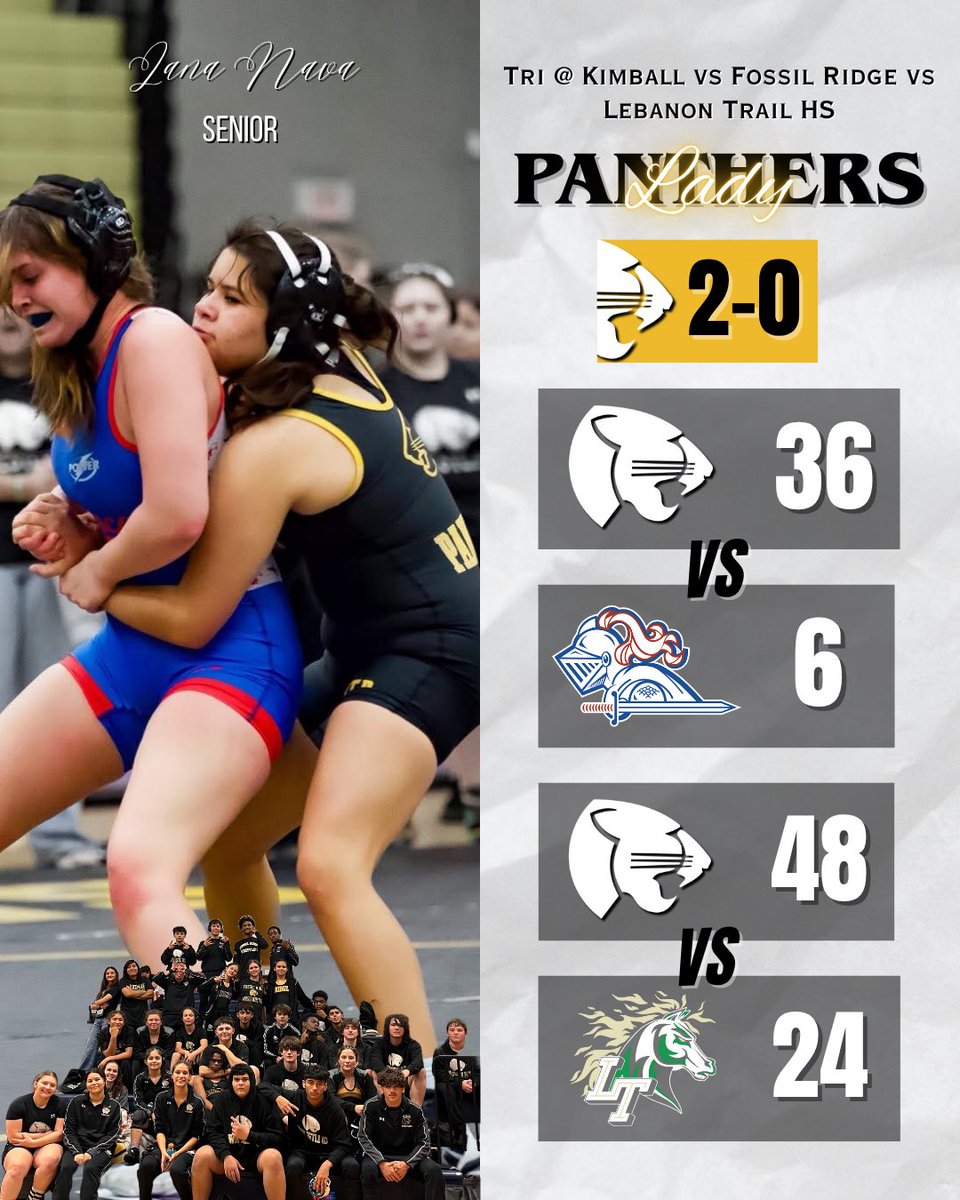 FRHSGrappling's tweet image. Last night, the Panthers swept both Justin Kimball and Lebanon Trail HS!

It is incredibly amazing how these young men and women continue to excel and improve as we course through the first half of the season. Keep being the Panthers that you are on the mat! 💪

#PantherPride 🐾