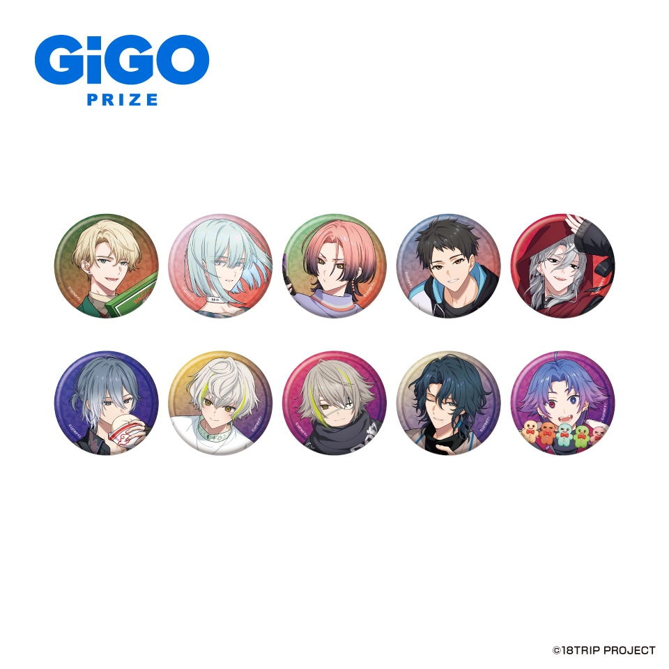 ✈️新景品登場中✈️ 【18TRIP ホログラム缶バッジVol.2～GiGO