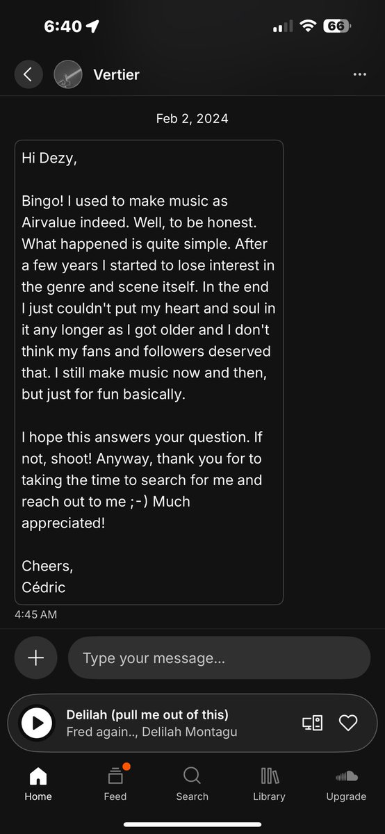 DesireeLindgren's tweet photo. @staynsdubs @infektdubstep If you were still curious what happened I just found this message in my SoundCloud almost a whole year later https://t.co/x0WKZUjFte