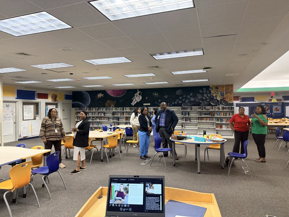 MHaywood_ISMath's tweet photo. @BABSEBroward CORE Mentorship Program held its 1st Mentor-to-Mentee Introductory Workshop, engaging in Trending Goals for their initial in-person meeting in SY25/26…Many Thanks to @PrincipalWD for allowing us to host at WDMS &amp; AP Tomlinson for being a mentor!!! #buildingcapacity https://t.co/mkPT7OsgQD