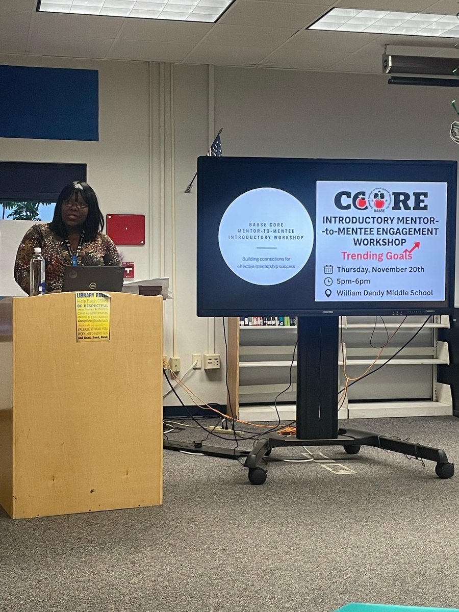 MHaywood_ISMath's tweet photo. @BABSEBroward CORE Mentorship Program held its 1st Mentor-to-Mentee Introductory Workshop, engaging in Trending Goals for their initial in-person meeting in SY25/26…Many Thanks to @PrincipalWD for allowing us to host at WDMS &amp; AP Tomlinson for being a mentor!!! #buildingcapacity https://t.co/mkPT7OsgQD