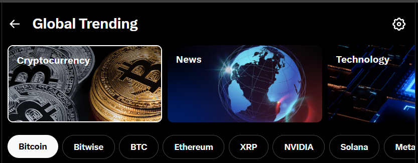 Z2izy's tweet photo. Now that Cryptocurrency has its own place on X's Trending tab, its time to create the most viral meme coin and achieve the #1 spot.

Using the #Xcoin &amp; Reposting this, we as a community can introduce X to crypto.

https://t.co/bctC7oGIDg https://t.co/2kPWlZhA1b