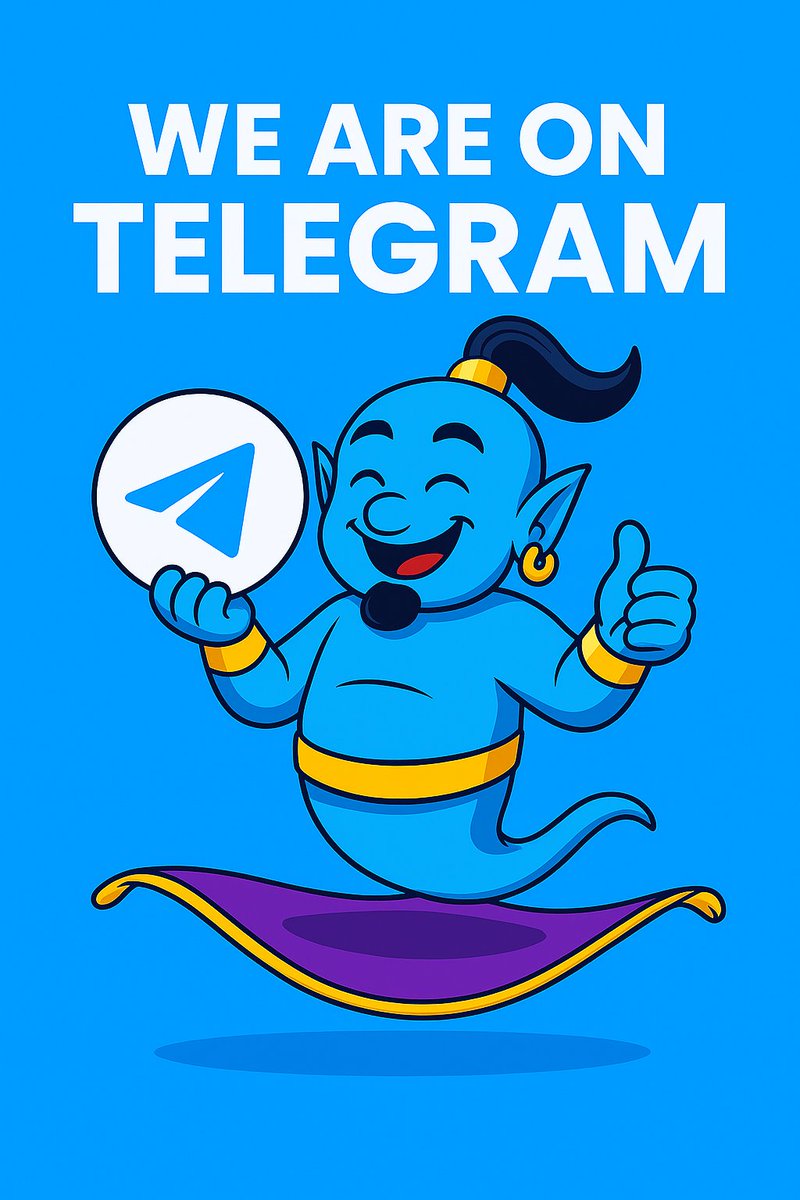 TokenJW's tweet photo. Jinnie just opened a new portal… 💙🪄
Join us on Telegram for faster updates, airdrop alerts, and community magic!
Hop in, fam — the carpet is ready.
Telegram: https://t.co/VdBTM2YzKB
#JWToken #Pancakeswap #Altcoin #BNB #NFT #Ethereum #OpenSea #Jinniverse #digitalcollectibles https://t.co/69ZW8LzkYV