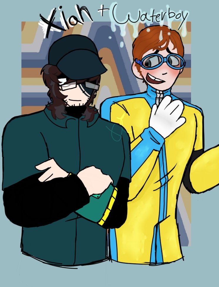 Adems_randomart's tweet image. #dispatch oc. I was actually going to post this after I drew him next to/interacting with Waterboy and Robert but I&apos;m impatient, so here you go! [I&apos;ve only completed the Waterboy one..]