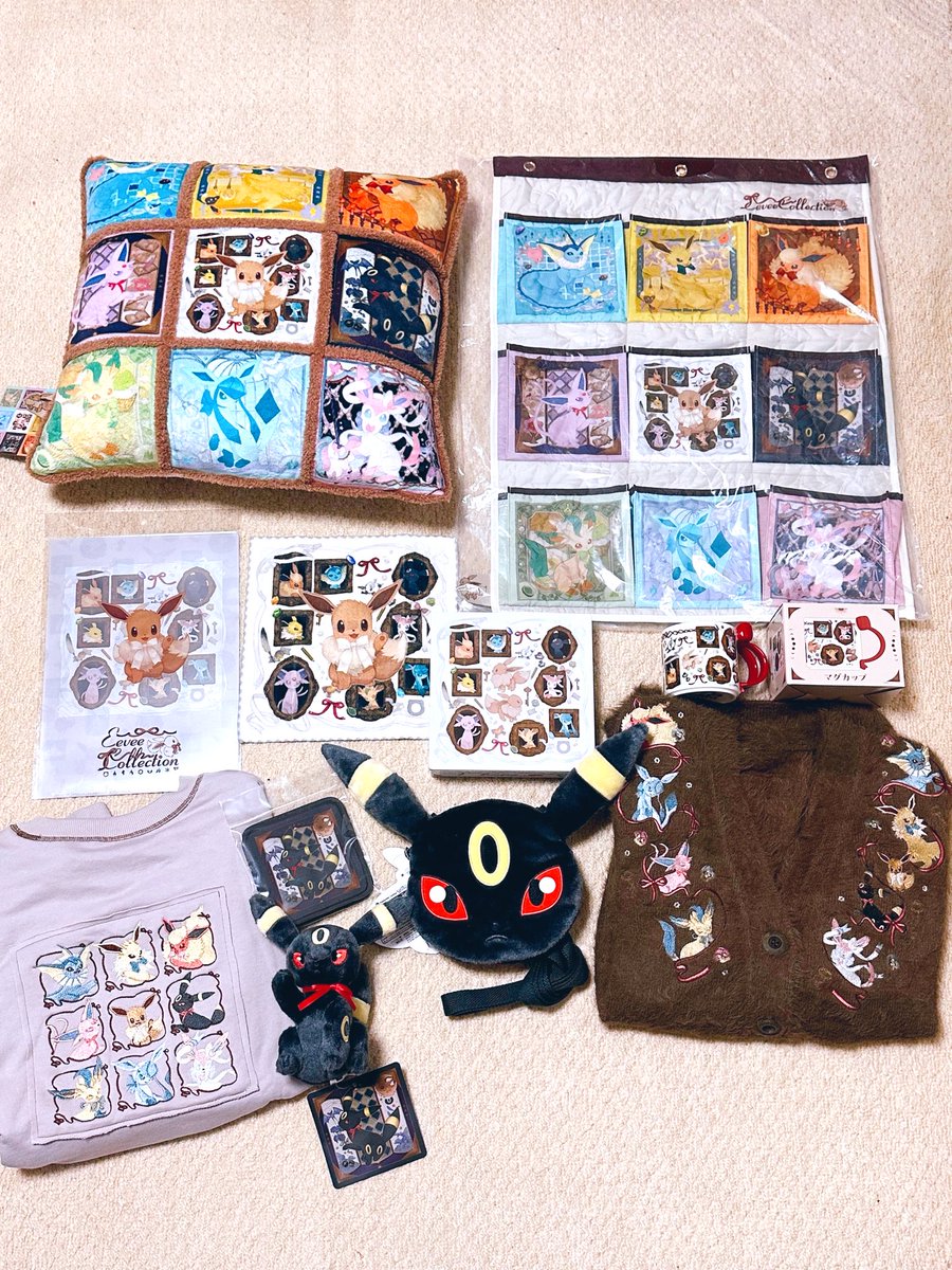 イーブイコレクション🤎購入品 めちゃくちゃかわいいグッズゲット出来