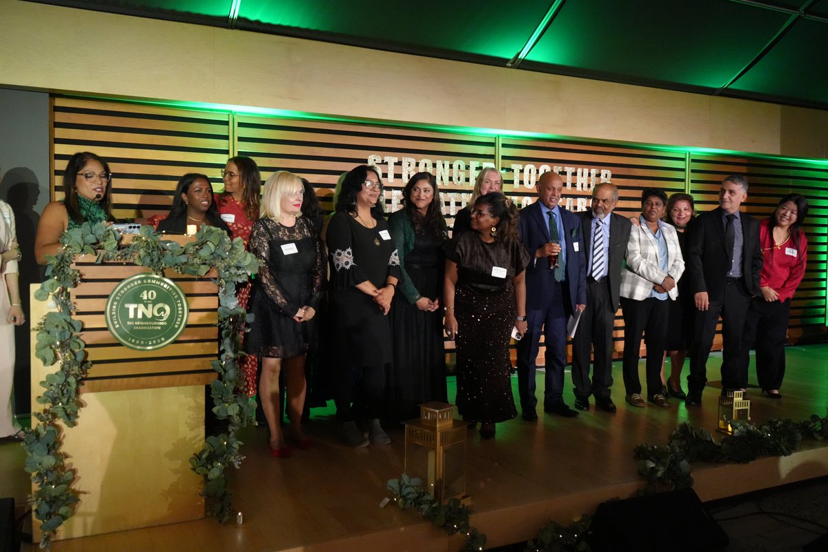 TNOtoronto's tweet photo. Thank you to everyone who joined us at TNO’s 40th Anniversary Emerald Gala. To our founders, partners, donors, volunteers, ambassadors, staff, board members, community leaders, and longtime supporters - your dedication has shaped 40 years of meaningful impact.

Your support, partnership, and commitment continue to strengthen our mission and guide the future of TNO. Building Stronger Communities Together - yesterday, today, and always.