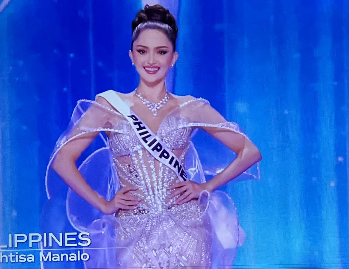 mariadongmarian's tweet photo. Ahtisa Manalo #MissUniverse2025 https://t.co/iIec6nwjCj