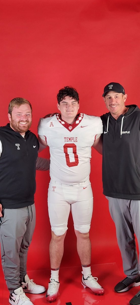 roryknipp's tweet image. Great Official Visit (OV) @Temple_FB Thank you for the hospitality @TUGinn @CoachJohnFisher @CoachArleo_TUFB @CoachKCKeeler  @HayseIsaiah can't wait to be back! 
HOME?!?

@PCC_FOOTBALL 
@CoachLehmeier 
@RonFuchsCC 
@AdamSciulli 
@DL_Coach_Mazur 
@WPIAL_Insider 
@PA_TodaySports…