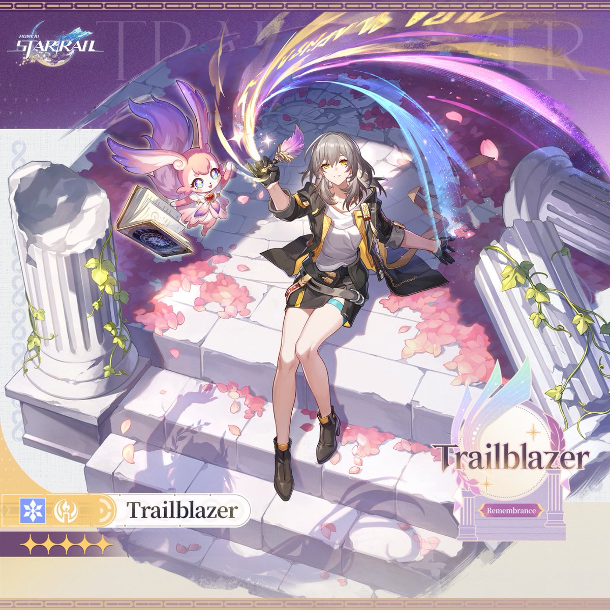 honkaistarrail's tweet photo. "Amphoreus' Saga of Heroes"

"At the end, we shall Trailblaze a dawn for the road ahead... And pen a 'Genesis' as I've written!"

▌ "Genesis's Author": Trailblazer
The Astral Express traverses through the long night. The seed of life bursts forth from eternity's soil.
Deliverer from beyond the sky, Nameless one who leads the Genesis, you shall transmit the will of Trailblaze, and stand among heroes against Destruction.
Hold the memories of yesterday close. Carry the hopes of today with you, and journey onwards into a tomorrow aglow with stars.
